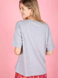 Natural Life Remi Distressed Tee Shirt - Grey Love More -Natural Life Shop 1A2A0699