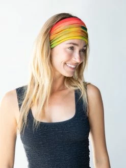 Natural Life Full Boho Bandeau® Headband - Rainbow Ombre -Natural Life Shop 1A2A4340