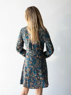 Natural Life Ansley Woven Tunic Shirt Dress - Paisley Floral -Natural Life Shop 1A2A4536