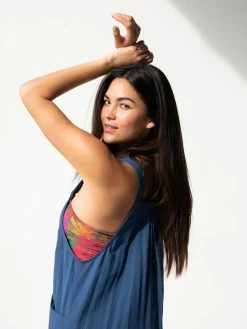 Natural Life Carrington Wide-Leg Jumpsuit - Washed Navy -Natural Life Shop 1A2A4734