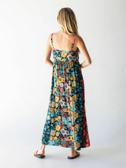 Natural Life Sidney Maxi Dress - Black Coral Floral -Natural Life Shop 1A2A5489
