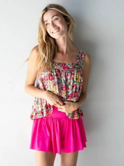 Natural Life Daisy Skort - Hot Pink -Natural Life Shop 1A2A5873