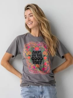 Natural Life Boyfriend Tee Shirt - Focus On The Good Stuff -Natural Life Shop 1A2A5876