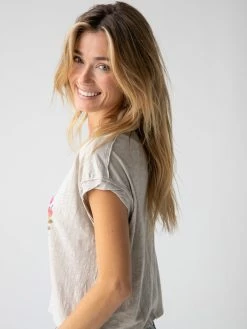 Natural Life Frankie Boxy Tee Shirt - Peace Sign -Natural Life Shop 1A2A5941