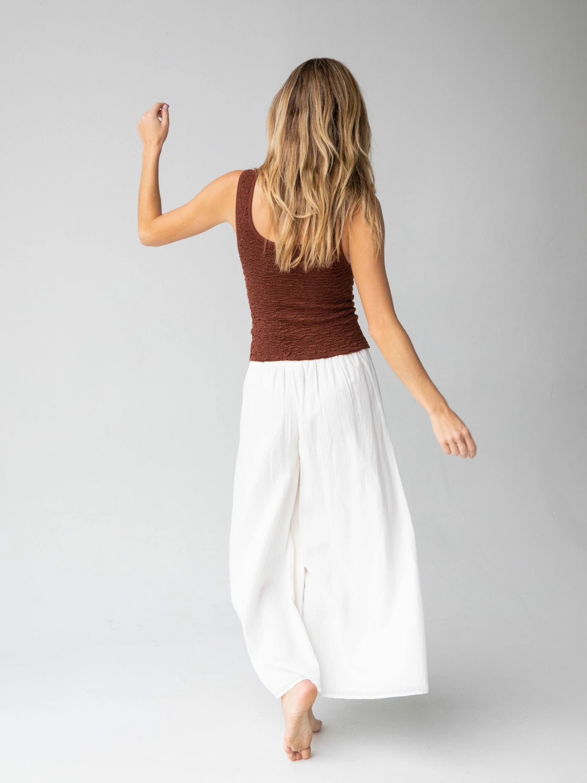Natural Life Cara Wide-Leg Pants - White 6 Natural Life Cara Wide-Leg Pants - White - Image 4