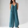 Natural Life Chelsea Cotton Jumpsuit - Teal -Natural Life Shop 1A2A6129