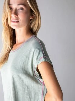 Natural Life Frankie Knit Tee Shirt Midi Dress - Bay -Natural Life Shop 1A2A6273