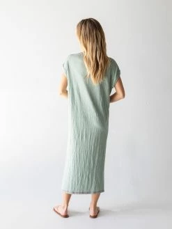 Natural Life Frankie Knit Tee Shirt Midi Dress - Bay -Natural Life Shop 1A2A6285