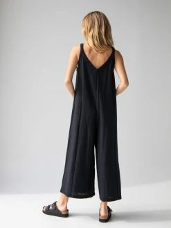 Natural Life Chelsea Cotton Jumpsuit - Black 8 Natural Life Chelsea Cotton Jumpsuit - Black -Natural Life Shop 1A2A6301