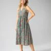 Natural Life Amelia Sleeveless Shirt Dress - Turquoise Vines -Natural Life Shop 1A2A6339