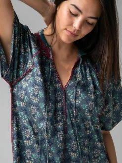 Natural Life Lorelai Midi Dress - Dark Teal Mandala -Natural Life Shop 1A2A6818 20copy