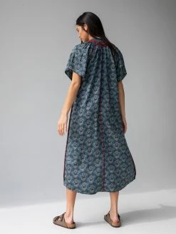 Natural Life Lorelai Midi Dress - Dark Teal Mandala -Natural Life Shop 1A2A6828