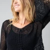 Natural Life Ashlyn Bell Sleeve Sweater - Black -Natural Life Shop 1A2A7009 20copy