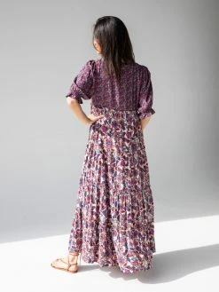 Natural Life Collette Tiered Maxi Dress - Pink Floral Paisley 7 Natural Life Collette Tiered Maxi Dress - Pink Floral Paisley -Natural Life Shop 1A2A7197