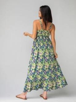 Natural Life Elizabeth Maxi Dress - Green Floral -Natural Life Shop 1A2A7425