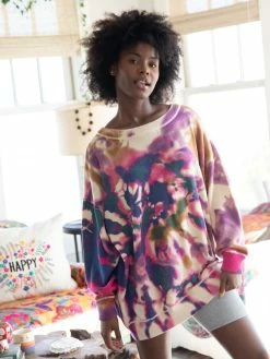 Natural Life Taylor Oversized Sweater - Sunrise Tie-Dye -Natural Life Shop 1A2A8669