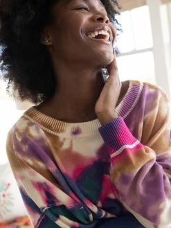 Natural Life Taylor Oversized Sweater - Sunrise Tie-Dye -Natural Life Shop 1A2A8679