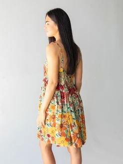 Natural Life Patti Dress - Gold Vintage Floral -Natural Life Shop 1A2A8866