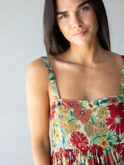 Natural Life Patti Dress - Gold Vintage Floral -Natural Life Shop 1A2A8869