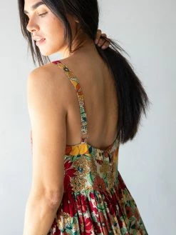 Natural Life Patti Dress - Gold Vintage Floral -Natural Life Shop 1A2A8872