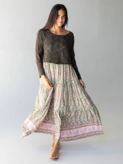 Natural Life Blythe Cropped Summer Sweater - Charcoal -Natural Life Shop 1A2A8995