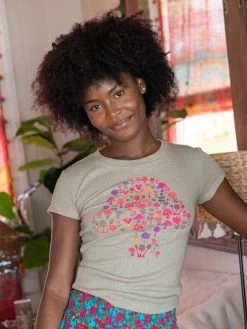 Natural Life Winnie Baby Tee Shirt - Mushrooms