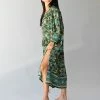 Natural Life Dara Woven Maxi Dress - Olive Floral Border -Natural Life Shop 1A2A9503