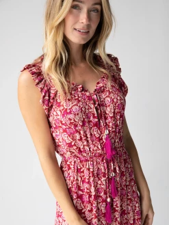 Natural Life Havana Nights Maxi Dress - Cranberry Cream