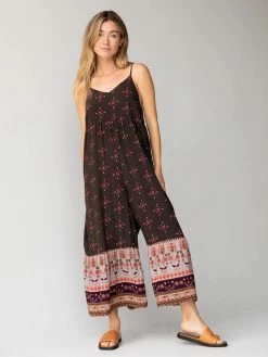 Natural Life Jamie V-Neck Jumpsuit - Mocha Tulip -Natural Life Shop 484A0652 20copy