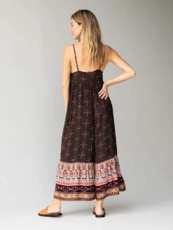 Natural Life Jamie V-Neck Jumpsuit - Mocha Tulip -Natural Life Shop 484A0662 20copy