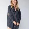 Natural Life Lesli Shirt Dress - Charcoal -Natural Life Shop 484A1124 20copy