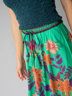 Natural Life Milena Skirt - Green Bright Floral Border 8 Natural Life Milena Skirt - Green Bright Floral Border -Natural Life Shop 484A1411 20copy