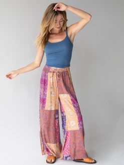 Natural Life Patchwork Wide-Leg Pant - Multicolor -Natural Life Shop 484A1789 20copy
