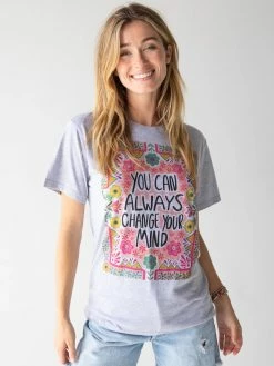 Natural Life Boyfriend Tee Shirt - Change Your Mind