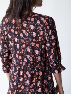 Natural Life Vivian Maxi Dress - Brown Cream Floral -Natural Life Shop 484A2595 20copy