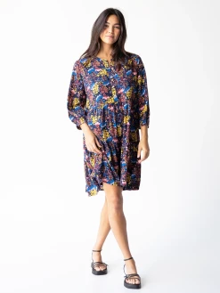 Natural Life Anita Tunic Dress - Navy Yellow Floral 8 Natural Life Anita Tunic Dress - Navy Yellow Floral -Natural Life Shop 484A2687 20copy