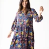 Natural Life Anita Tunic Dress - Navy Yellow Floral -Natural Life Shop 484A2698 20copy