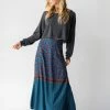 Natural Life Amy Maxi Skirt - Teal Gold Border 2 Natural Life Amy Maxi Skirt - Teal Gold Border -Natural Life Shop 484A2892 20copy