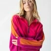 Natural Life Jess Color Block Pullover - Hot Pink -Natural Life Shop 484A3646 20copy
