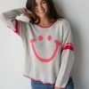 Natural Life Carson Knit Sweater - Smiley 1 Natural Life Carson Knit Sweater - Smiley -Natural Life Shop 484A4342 20copy