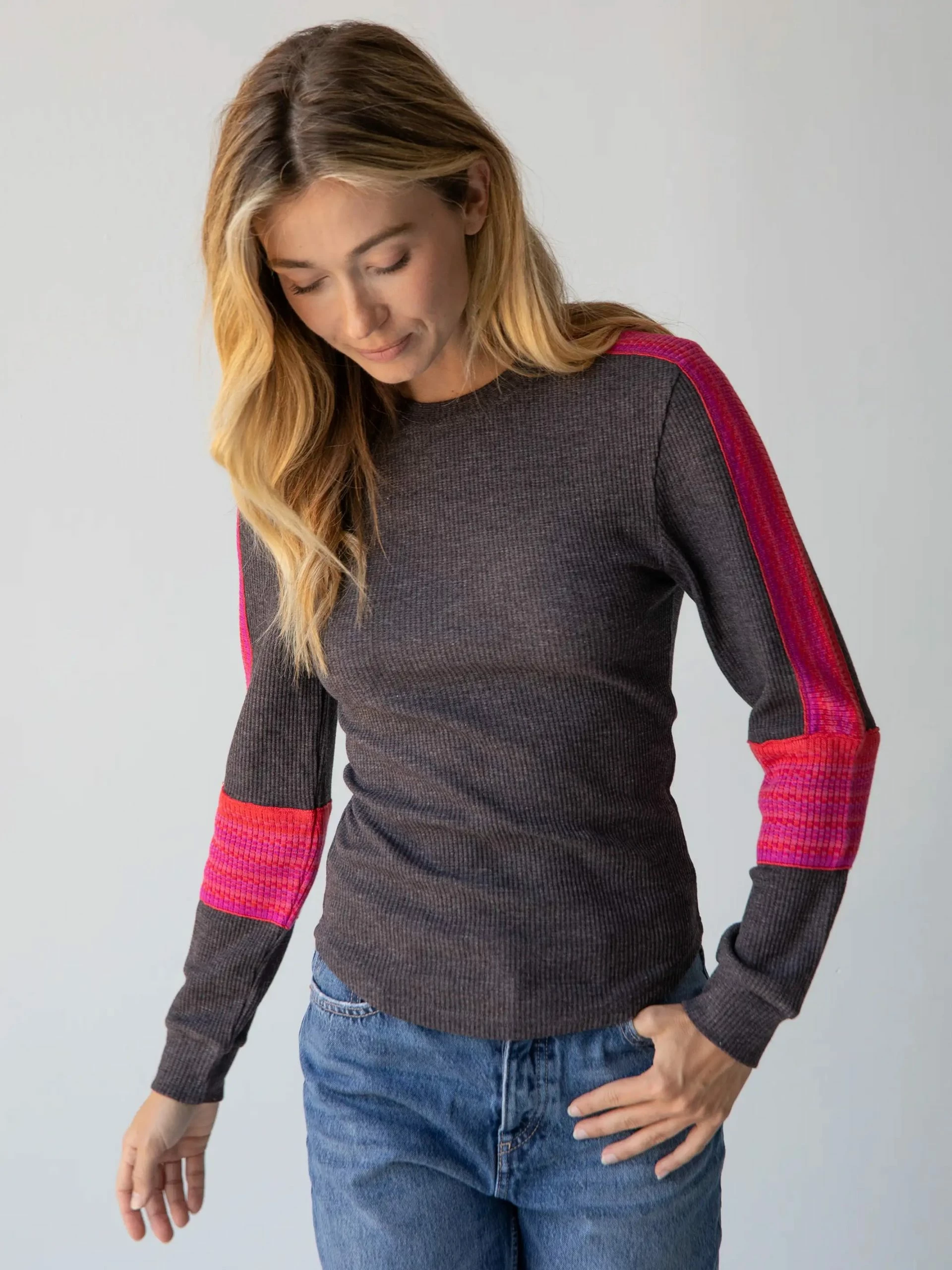 Natural Life London Trim Top - Charcoal 3 Natural Life London Trim Top - Charcoal