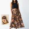 Natural Life Skirt-In-A-Bag - Orange Floral 2 Natural Life Skirt-In-A-Bag - Orange Floral -Natural Life Shop 484A4452