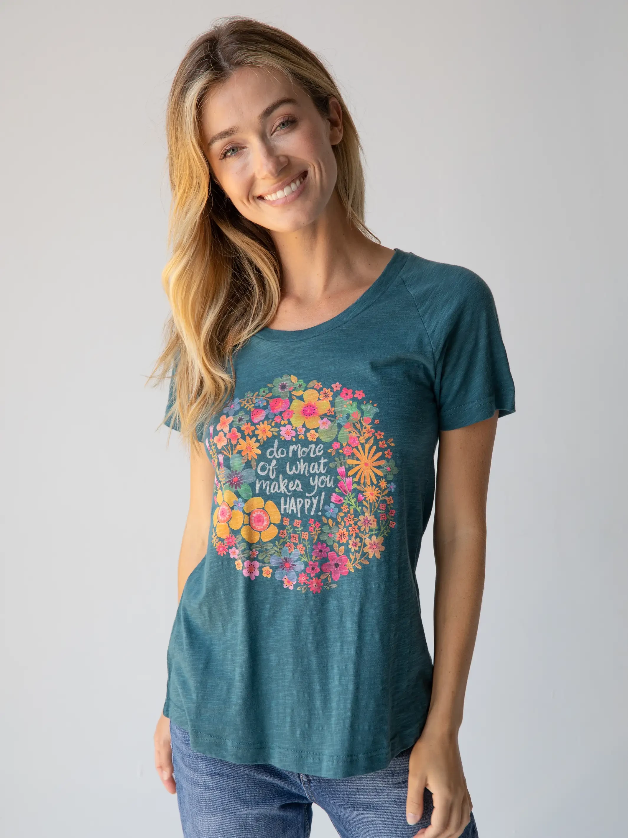 Natural Life Boho Tee Shirt - Do More Happy 3 Natural Life Boho Tee Shirt - Do More Happy