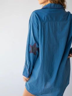 Natural Life Lesli Shirt Dress - Dark Turquoise -Natural Life Shop 484A4606 20copy