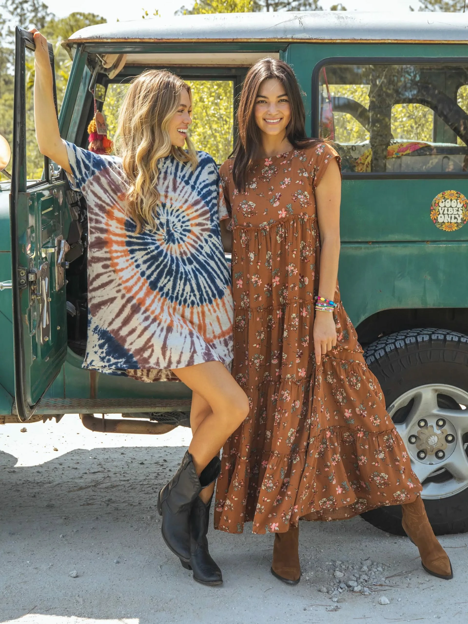 Natural Life Berkley Maxi Dress - Brown Bouquets 6 Natural Life Berkley Maxi Dress - Brown Bouquets - Image 4