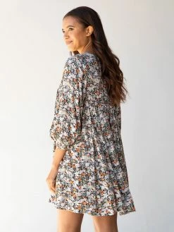 Natural Life Rose Dress - Multi Floral -Natural Life Shop 484A4870