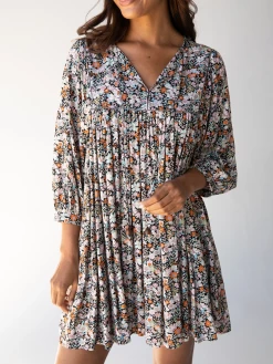 Natural Life Rose Dress - Multi Floral