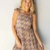 Natural Life Grace Mini Dress - Yellow Purple Floral -Natural Life Shop 484A5125 20copy