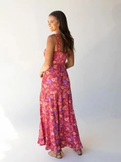Natural Life Darcy Maxi Dress - Pink Retro Floral 10 Natural Life Darcy Maxi Dress - Pink Retro Floral -Natural Life Shop 484A5407