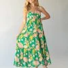 Natural Life Ella Maxi Dress - Green Coral Floral -Natural Life Shop 484A5506 20copy